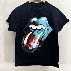 The Rolling Stones Tie Dyed Tongue Short Sleeve Graphic Crewneck T-Shirt Sz M